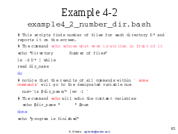 Example 4-2:example4_2_number_dir.bash