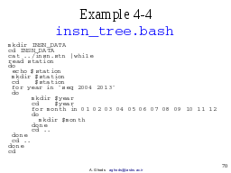 Example 4-4: iiees_tree.bash