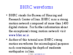 BHRC Data