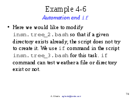 Example 4-6: Automation and if